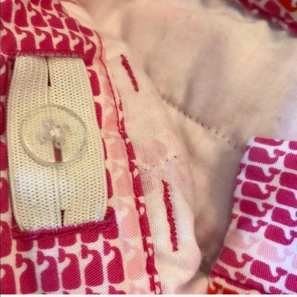 VINEYARD VINES EUC GIRLS SHORTS BOTTOMS SUMMER PREPPY GIRL PINK WHALES SIZE 7 - Picture 4 of 4